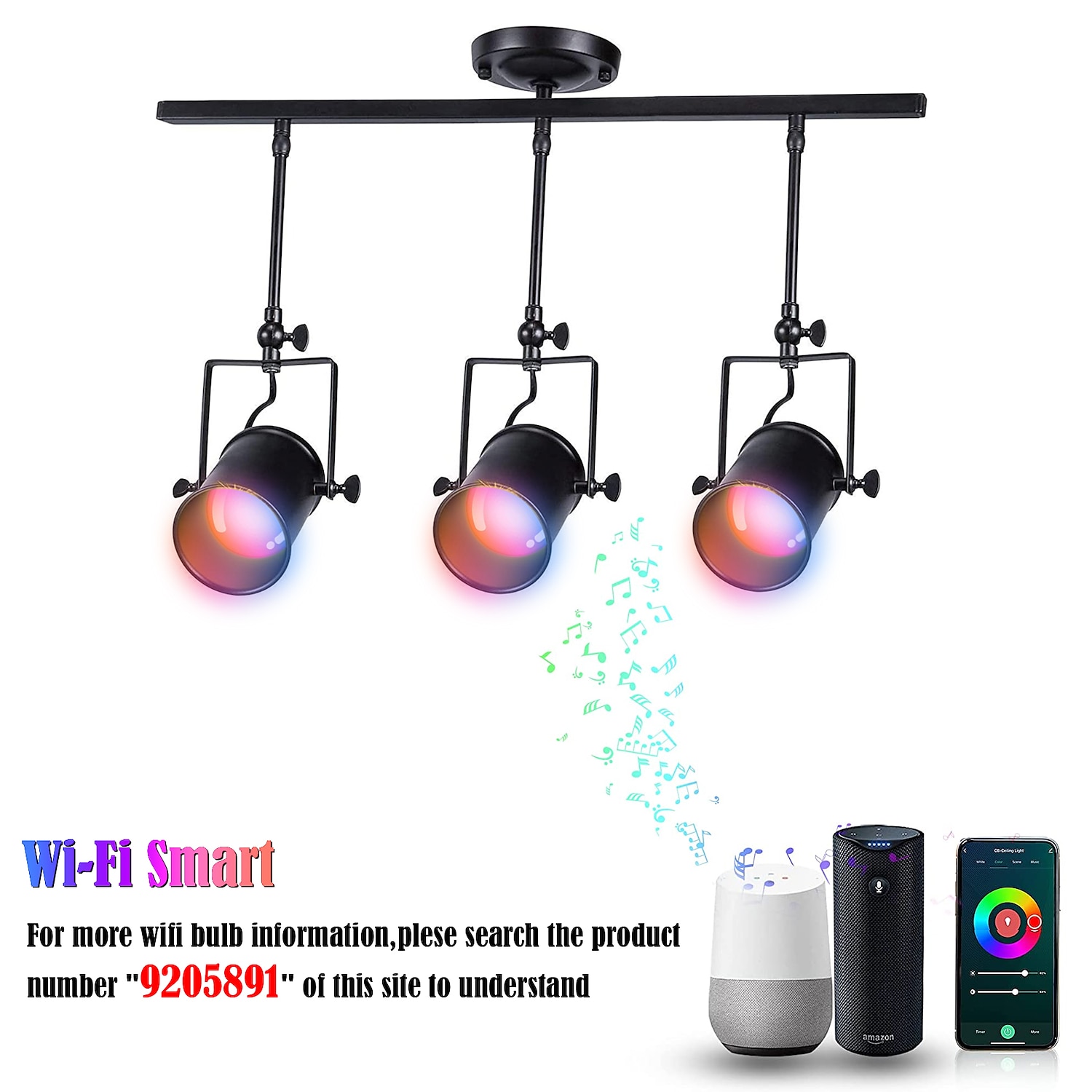 LED Ceiling Spotlight Retro Vintage Ceiling lights E27 Downlight, 2-lights Round Design Black Iron Lampshade, Rotatable Adjustable Industrial Wind Spotlights 2025 - $84.99 –P1