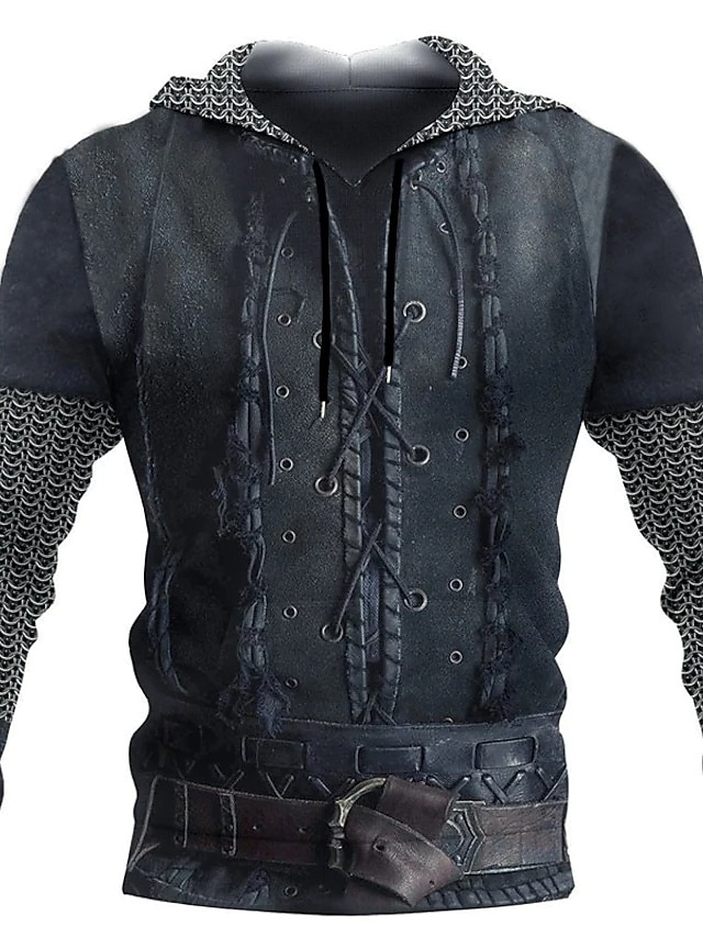 Wishine sudaderas con capucha unisex impresión digital 3d película de terror payaso sudadera pulóver top negro xl tops de calavera 2025 - $29.99 –P15