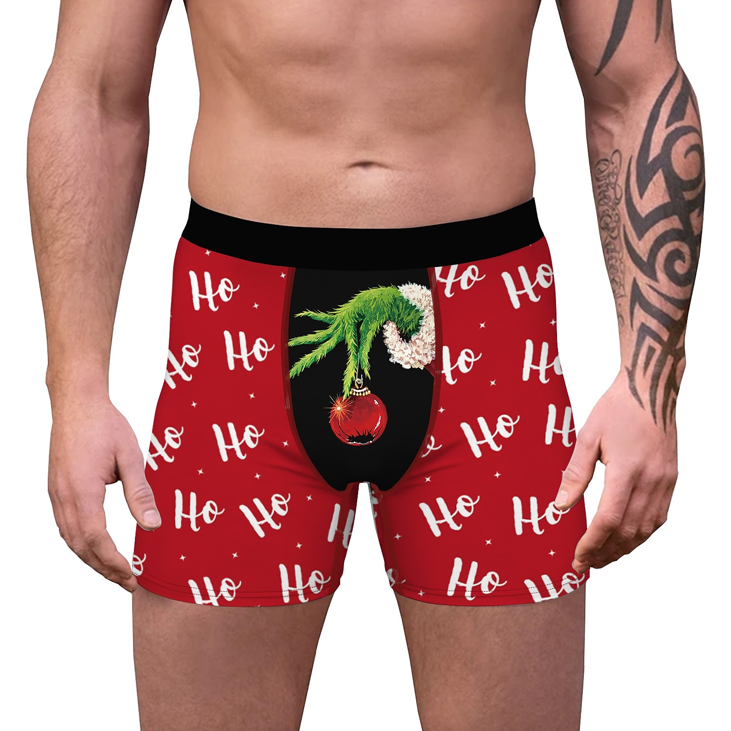 Christmas Gift Boxer Briefs Underwear Men's Christmas Carnival Masquerade Christmas Eve Christmas Adults Party Christmas 2025 - $13.99 –P19