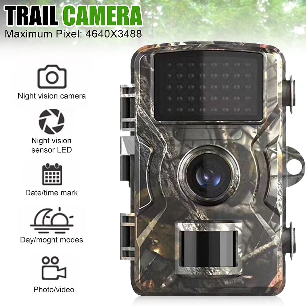 DL001 Hunting Trail Camera 16MP 1080P Wildlife Scouting Camera with 12M Night Vision Motion Sensor IP66 Waterproof Trail Camera 2025 - $55.99 –P10