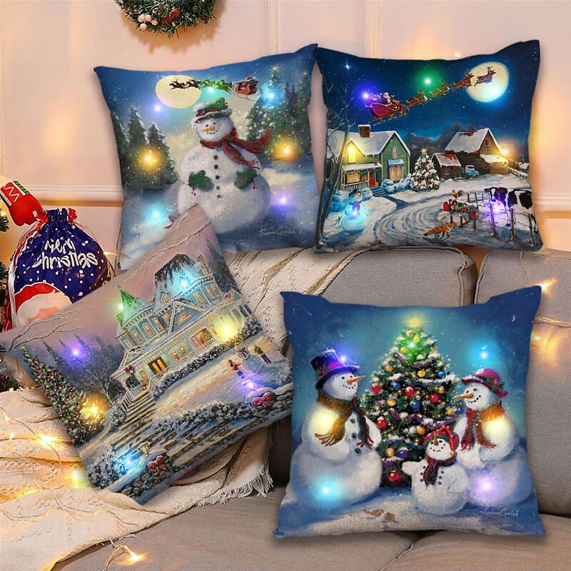 Led clearance pillow covers