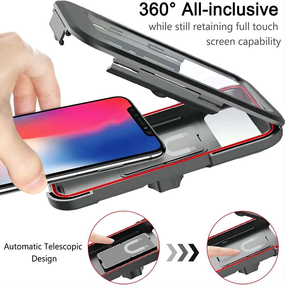 Waterproof Bike Phone Mount Cell Phone Holder for Motorcycle - Bike Handlebars 360 Adjustable Universal Motorcycle Phone Mount Bike Phone Holder with TPU Touch-Screen 2025 - €20.99 –P8