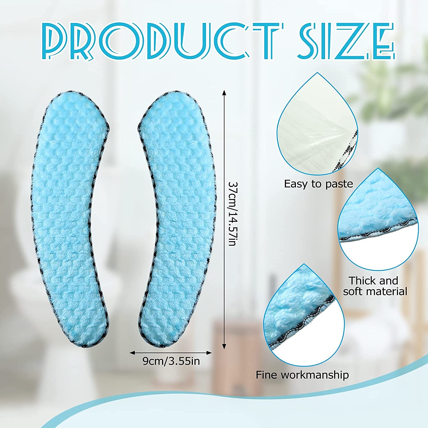 épais rembourré siège de toilette couverture tapis chaud en peluche siège de toilette coussin antidérapant doux coussin de toilette lavable siège de toilette tapis chauffant avec ruban auto-adhésif de 2025 ? $7.99 –P5