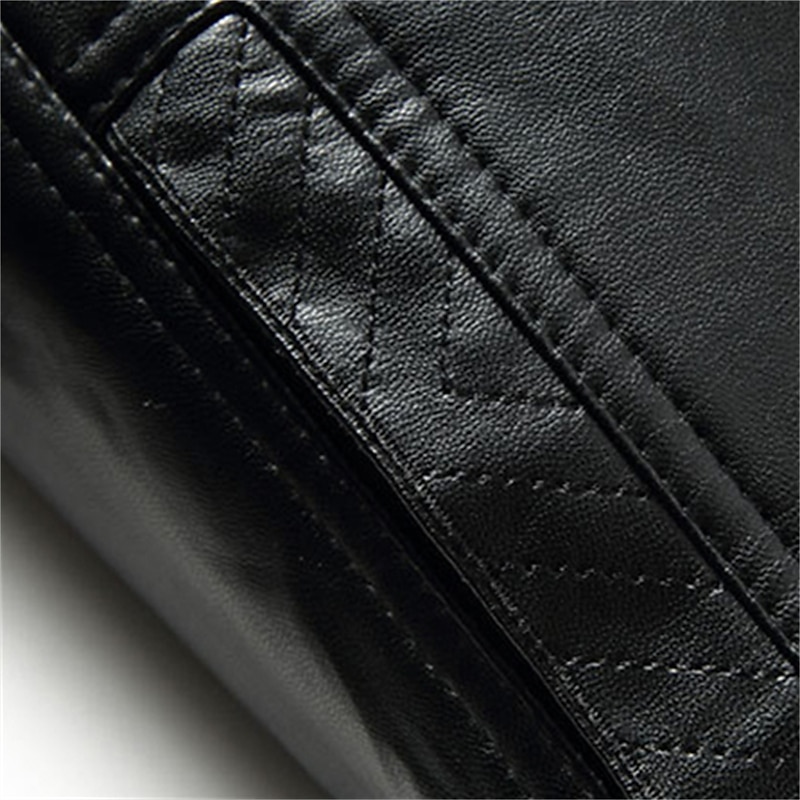 Herre Lærjakker Dagligdagstøy Feriereise Holdbar Fritid / hverdag Lomme Høst Vinter Ensfarget / vanlig farge Komfort Fritid Aftæpning Normal Normal Svart Brun Jakker 2025 - $32.99 –P7