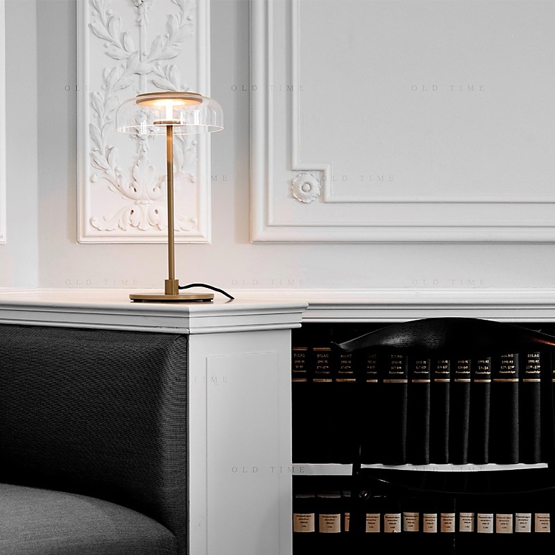 Lampa stołowa led galss nordic lampka nocna do sypialni salon studium oświetlenie dekoracyjne włącznik/wyłącznik 2026 - $215.69 –P4