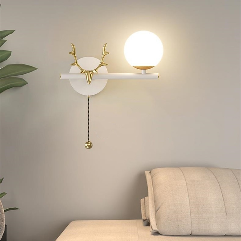 Lâmpada de cabeceira quarto corredor varanda lâmpada de parede tipo horizontal com interruptor sala de estar sofá tv fundo lâmpada de parede de 2025 por $199.99 –P5