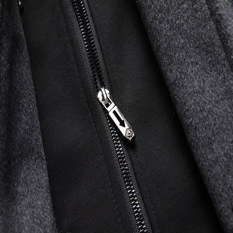 Homens Casaco de inverno Casaco de lã Casaco Roupa Diária Para Noite Inverno Lã Térmico / Quente Lavável agasalhos Roupa Moda Aquecimento Cor Sólida Capuz removível Com Capuz Não Trespassado de 2026 por $110.99 –P12