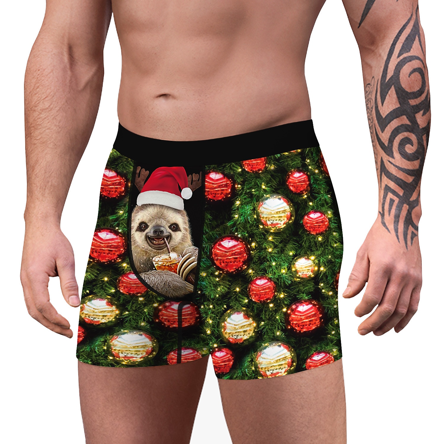 Christmas Gift Boxer Briefs Underwear Men's Christmas Carnival Masquerade Christmas Eve Christmas Adults Party Christmas 2025 - $11.99 –P19