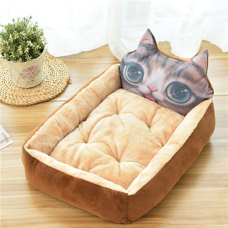 cuccia per cani calda in inverno cani grandi e piccoli cartone animato rosso cuccia per animali cuccia per cani stuoia per cani cuccia per gatti forniture per animali domestici del 2025 a $45.99 –P12