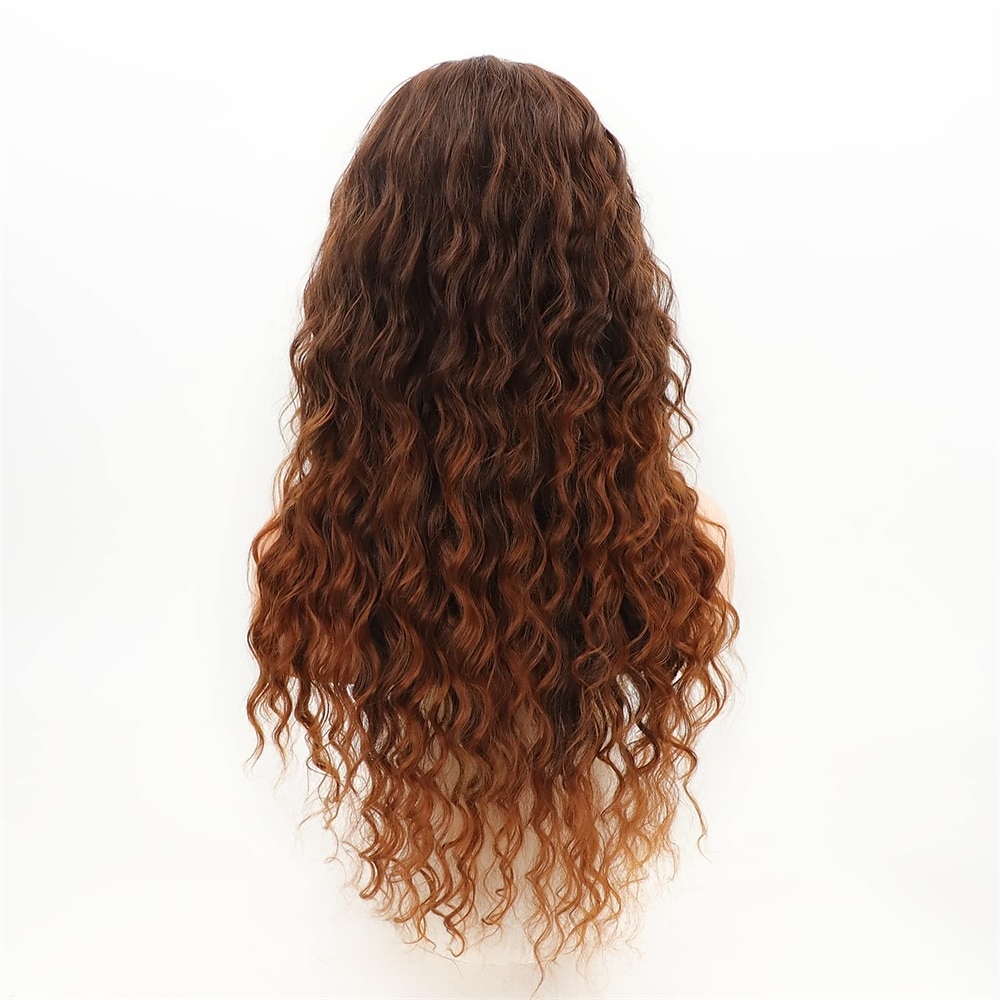 parrucche sintetiche lunghe ricci per le donne parrucca di repalcement dei capelli dell'onda sciolta rosa bianca riccioli soffici parrucca del partito quotidiano parrucca ondulata lunga parrucche del del 2025 a $23.99 –P15