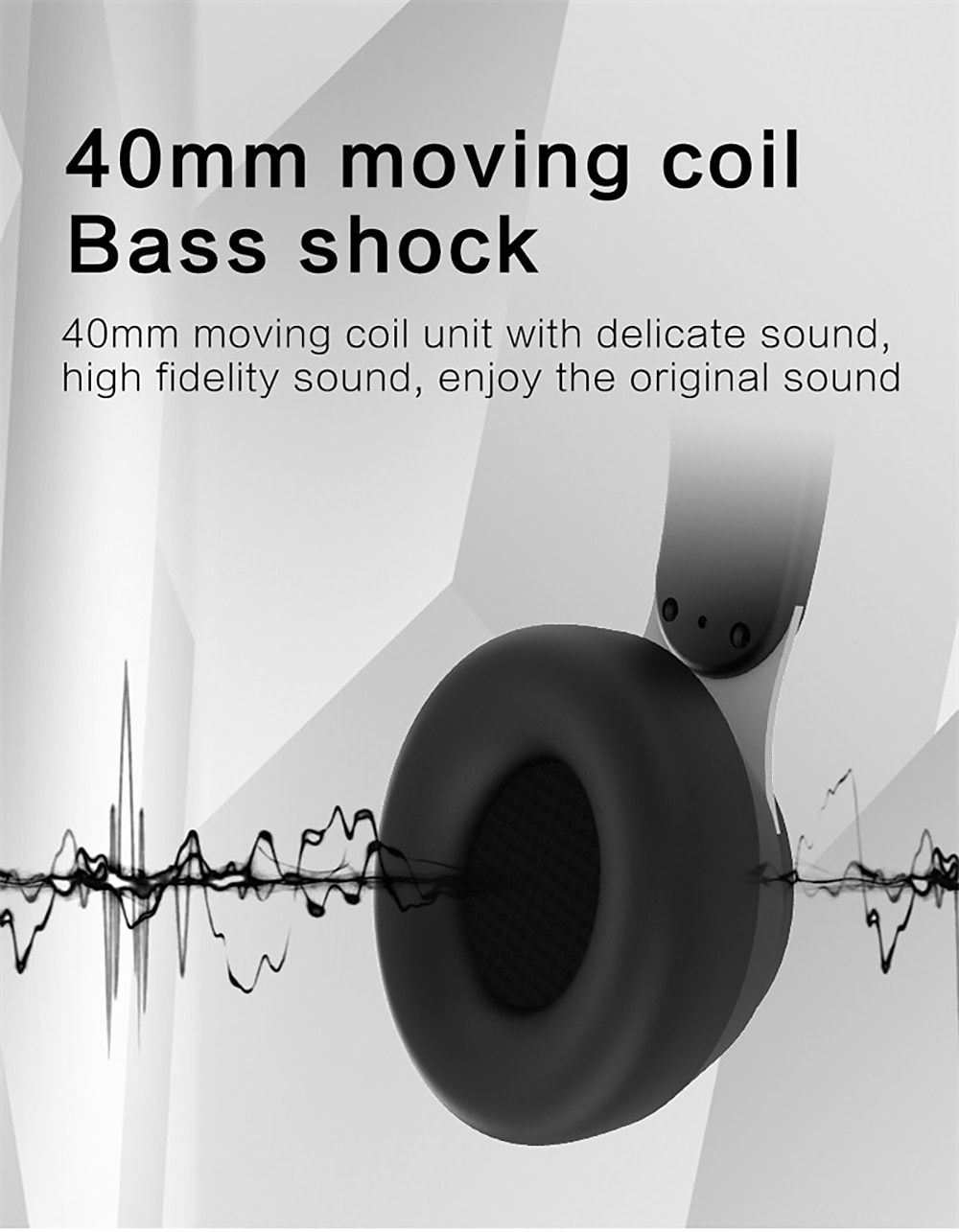 Wireless Headphones Noise Reduction Bluetooth 5.0 Headset Foldable Earphones HiFi 9D Bass Stereo Earphone Sport Headset With Microphone 2025 - $27.99 –P4