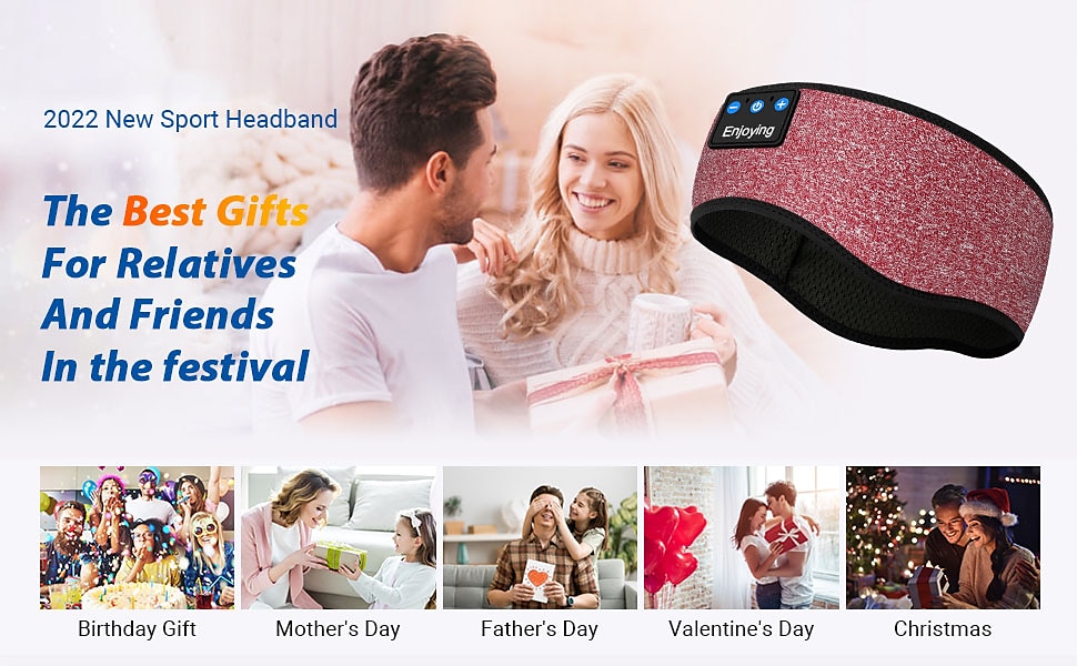 Sleep Headphones Bluetooth Headband Wireless Music Eye Mask Thin Stereo Speakers Mic Handsfree Music Earbuds for Side Sleepers Running Insomnia Travel Yoga Sleeping Band 2025 - $23.99 –P10