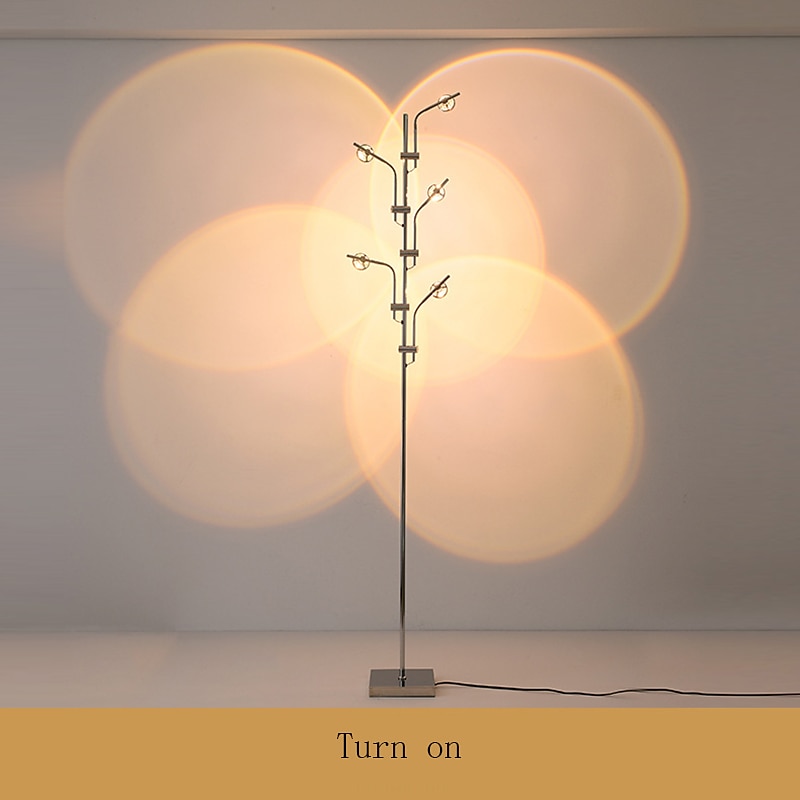 led vloerlamp minimalistisch creatief led licht en schaduw vloerlamp woonkamer banklamp italiaanse kunst projectie zonsondergang designer vloerlamp 2025 - $273.79 –P11