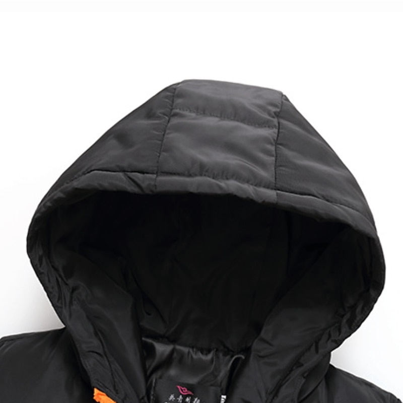 Pojkar 3D Slät Kappa Långärmad Höst Vinter Aktiv Häftig Polyester Barn 4-13 år Dagligen Semester Normal 2025 - $34.99 –P15