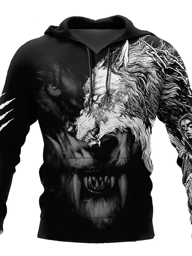 Wishine sudaderas con capucha unisex impresión digital 3d película de terror payaso sudadera pulóver top negro xl tops de calavera 2025 - $29.99 –P12