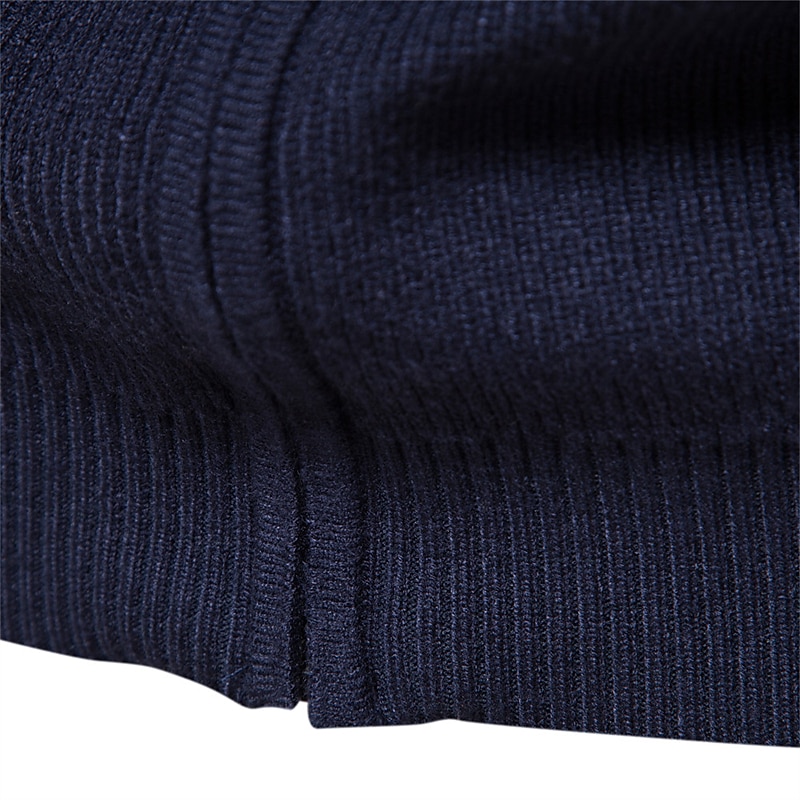 Herren Pullover Strickjacke Pullover mit Viertelreißverschluss Gerippt Stricken Zip Strick Einfarbig Stehkragen Warm-Ups Moderne zeitgenössische Freizeitskleidung Urlaub Bekleidung Herbst Winter 2025 - $44.99 –P8