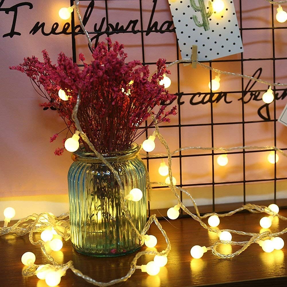Mini Globe String Lights Solar LED Fairy String Lights Waterproof 12M 7M 6.5M 8 Modes Lighting Outdoor Garden Decoration Light Christmas Tree Hanging Lights Balcony Yard Wedding Party Holiday Decor 2025 - $8.99 –P18