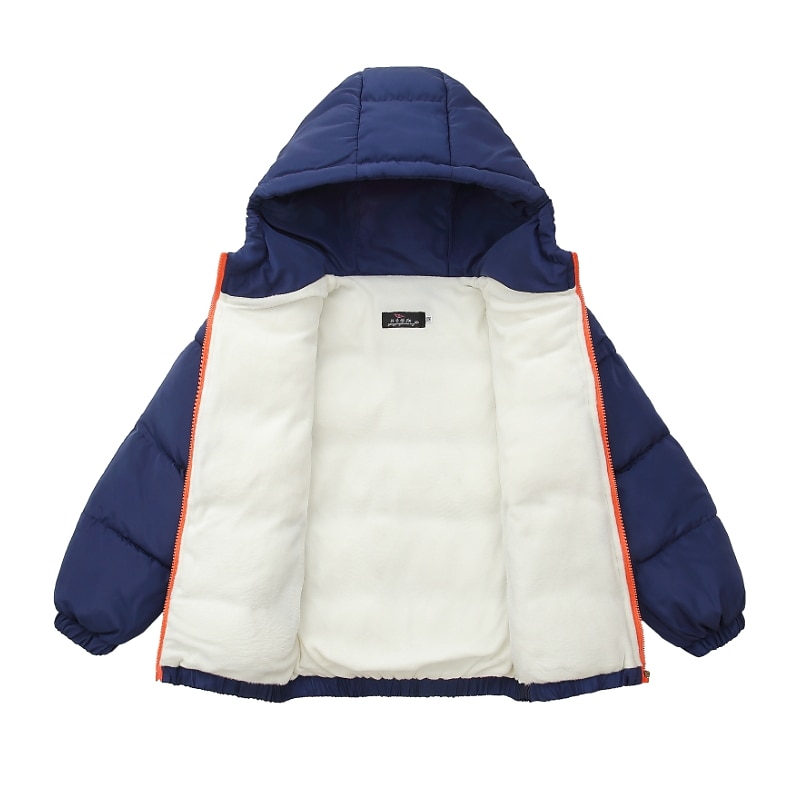 Pojkar 3D Slät Kappa Långärmad Höst Vinter Aktiv Häftig Polyester Barn 4-13 år Dagligen Semester Normal 2025 - $34.99 –P2
