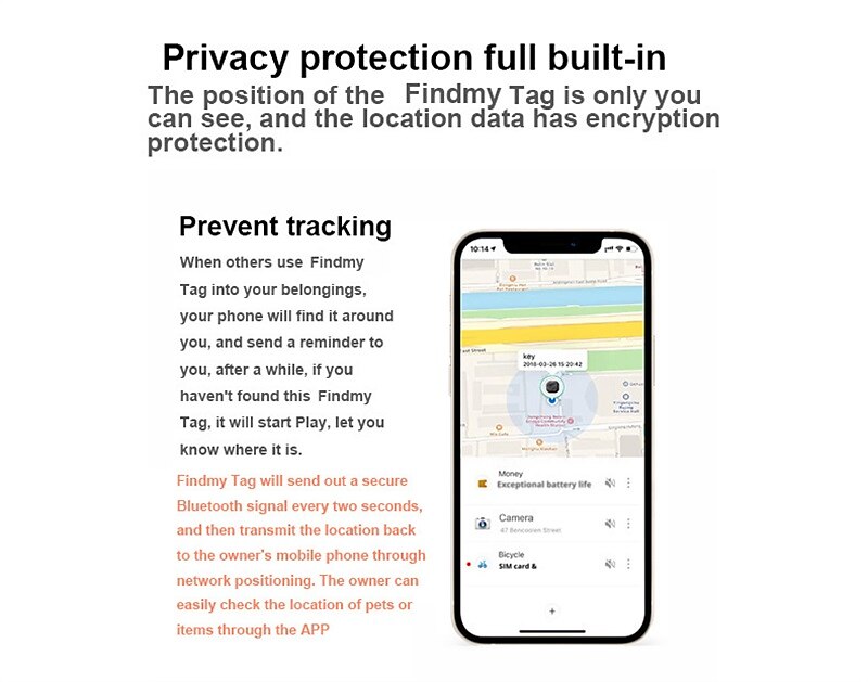 New Mini GPS Tracking Locator, Small Portable Bluetooth Intelligent Anti-Lost Device for Luggages/Kid/Pet/Cat/Dog, Dog Paw Design Waterproof Bluetooth Alarms Device 2025 - $28.99 –P13