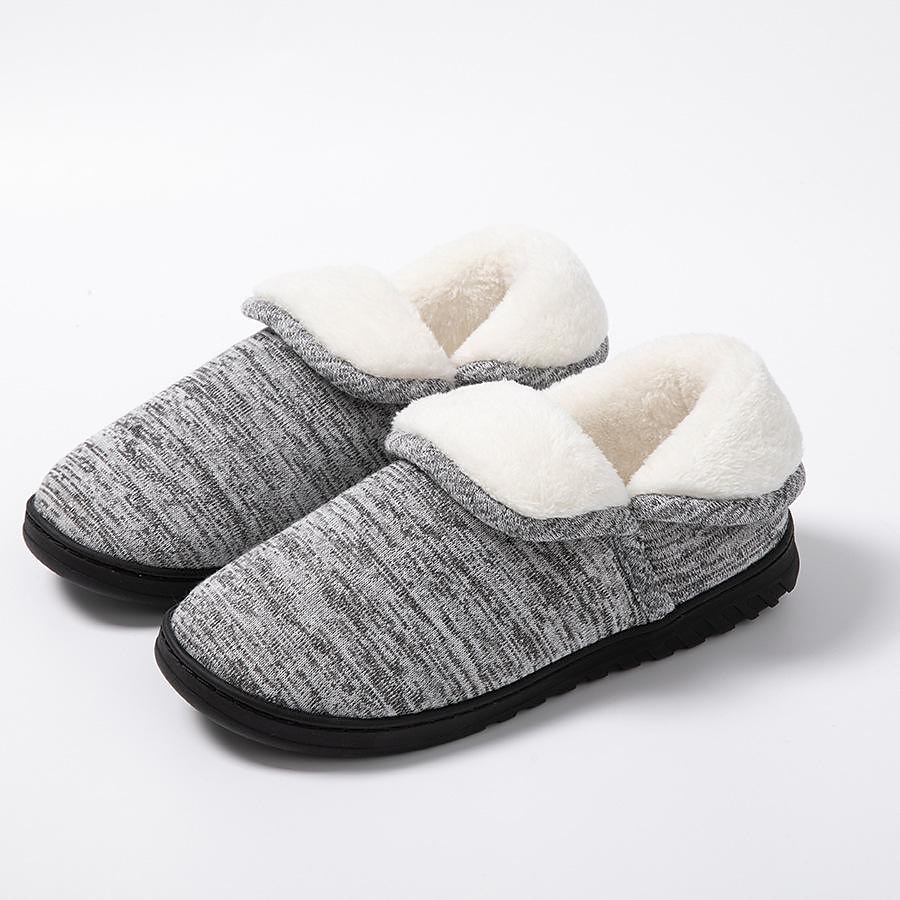 scarpe da casa regolabili con pantofola da uomo per diabetici calde pantofole da casa comode con memory foam, pantofola alla caviglia da esterno per interni con suola in gomma, regali caldi per del 2025 a $31.99 –P3