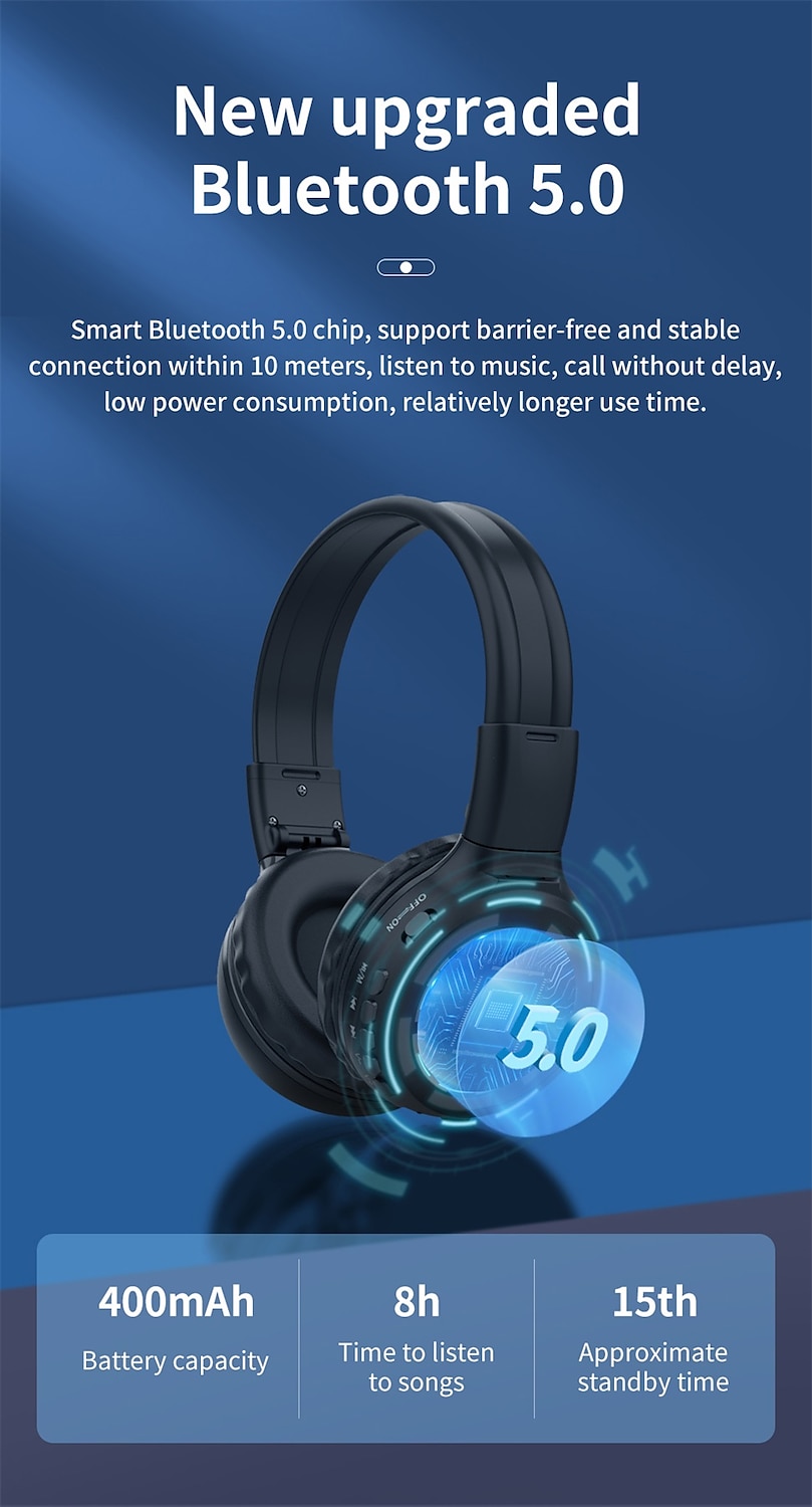 2025年 Zealot B570 ワイヤレスヘッドフォン FMラジオ オーバーイヤー Bluetoothステレオイヤフォンヘッドセット コンピュータ用電話TFカードAUXサポート  コレクション – $29.99 –P6