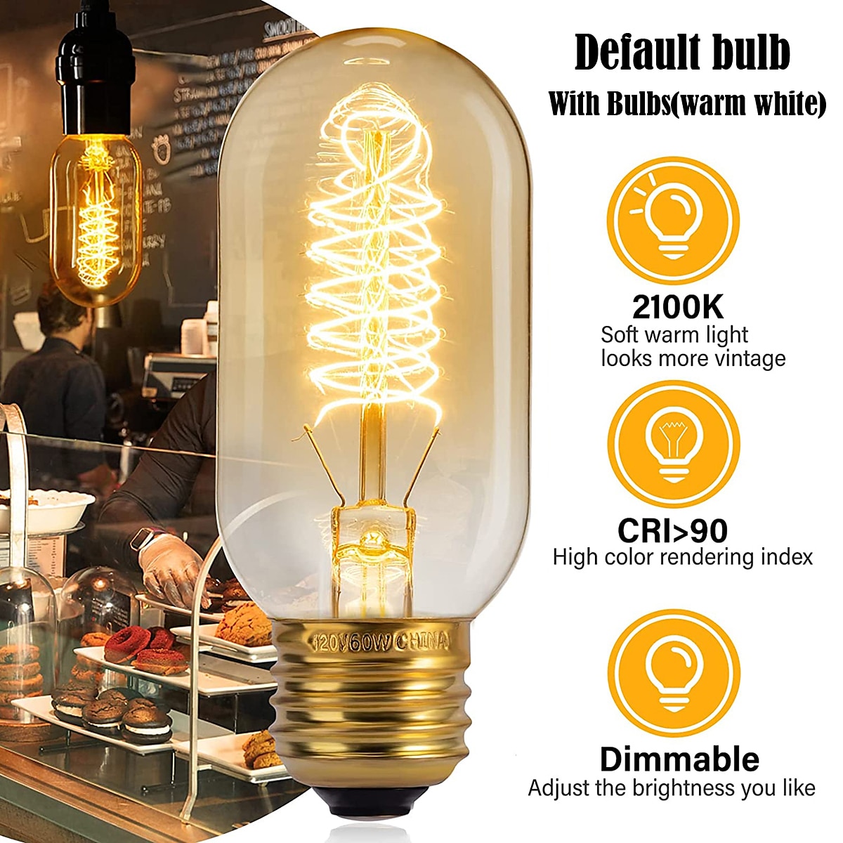 LED Ceiling Spotlight Retro Vintage Ceiling lights E27 Downlight, 2-lights Round Design Black Iron Lampshade, Rotatable Adjustable Industrial Wind Spotlights 2025 - $84.99 –P3