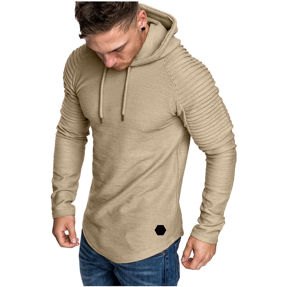 Men's Hoodie ArmyGreen Black khaki Gray White Solid Color Cool Winter Clothing Apparel Hoodies Sweatshirts  Long Sleeve 2025 - $17.49 –P3