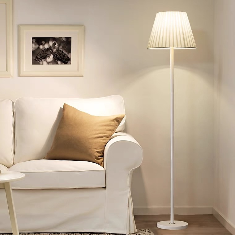 LED Floor Lamp Simple Fabric Bedsides Tall Lamp Living Room Floor Lamps Light Study Room Bedroom Floor Lamps 2025 - $291.99 –P2