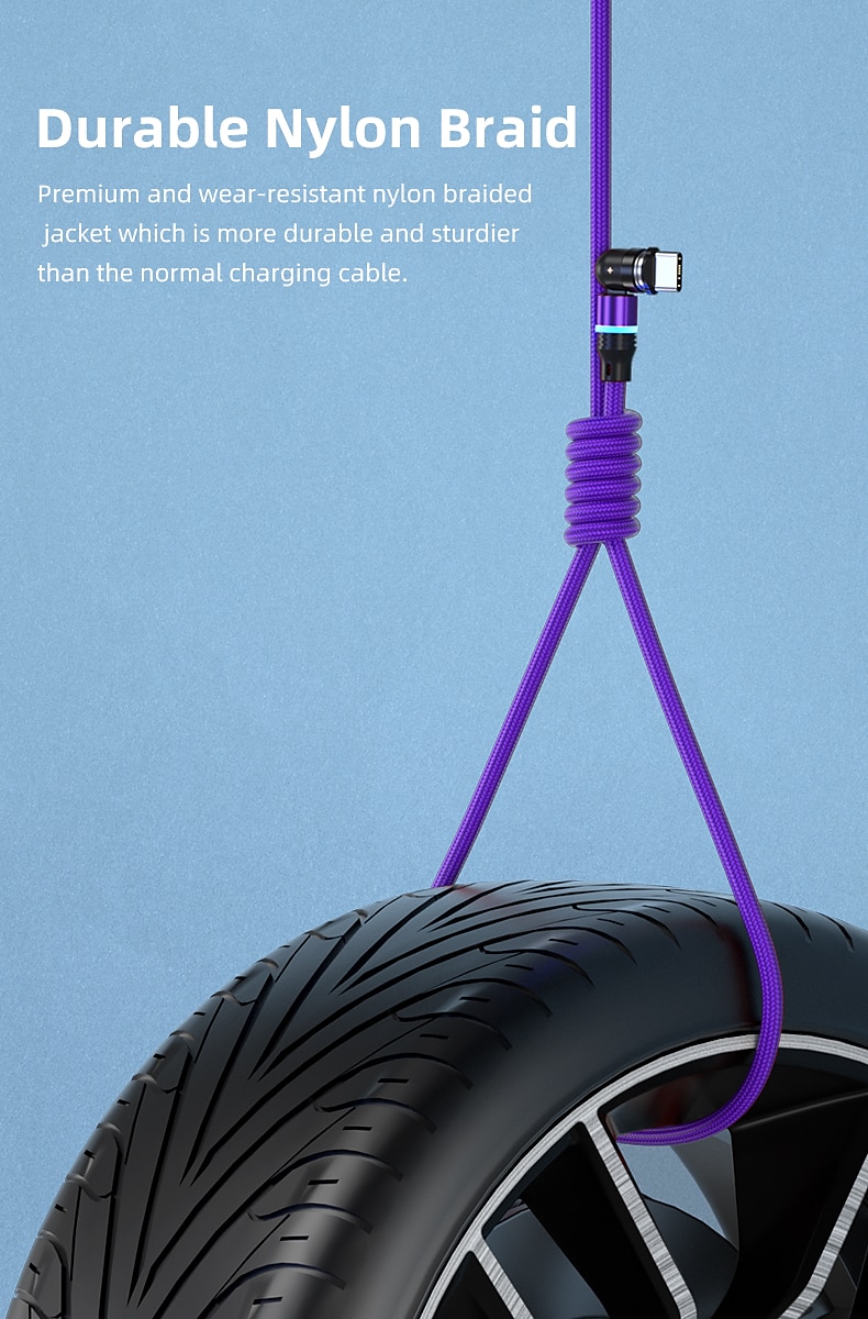 Multi Charging Cable 0.5m(1.5Ft) 3.3ft 6.6ft USB A to Lightning / micro / USB C 2.4 A Charging Cable Fast Charging Nylon Braided 3 in 1 Magnetic For Samsung Xiaomi Huawei Phone Accessory 2025 - $12.99 –P10