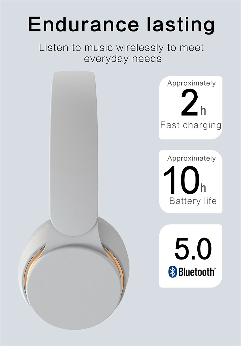 Wireless Headphones Noise Reduction Bluetooth 5.0 Headset Foldable Earphones HiFi 9D Bass Stereo Earphone Sport Headset With Microphone 2025 - $27.99 –P5