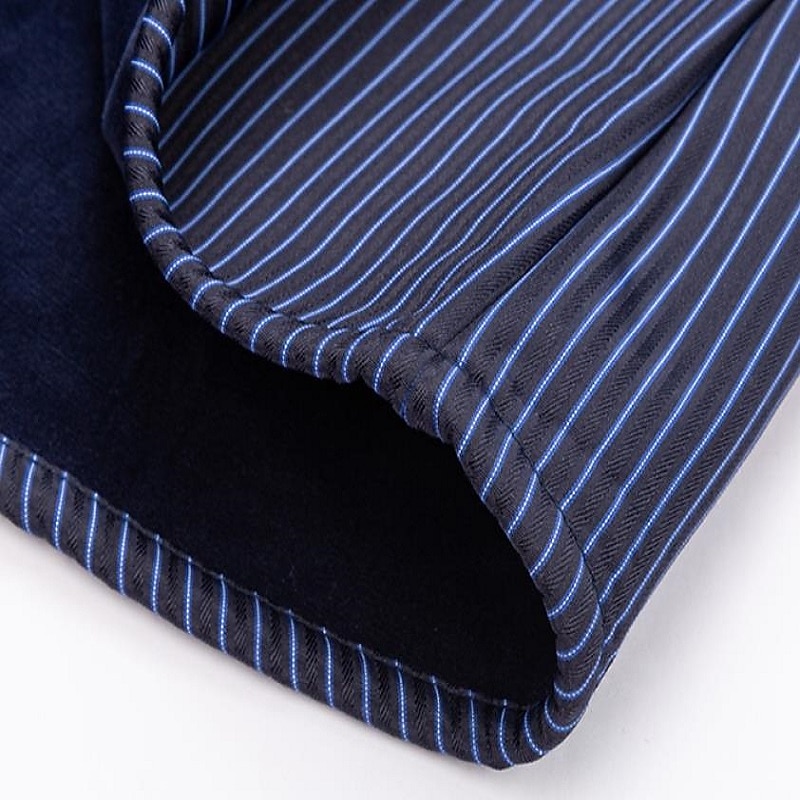 Men's Dress Shirt Striped Shirt Collared Shirt Button Up Shirt Striped Wedding Casual Black and Red Navy Blue Purple Light Blue Long Sleeve Classic Collar Fall & Winter Clothing Apparel 2026 - $37.99 –P2