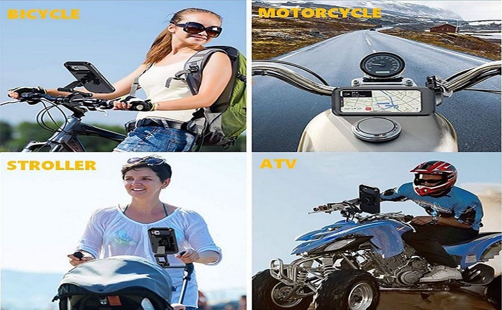 Waterproof Bike Phone Mount Cell Phone Holder for Motorcycle - Bike Handlebars 360 Adjustable Universal Motorcycle Phone Mount Bike Phone Holder with TPU Touch-Screen 2025 - €20.99 –P9