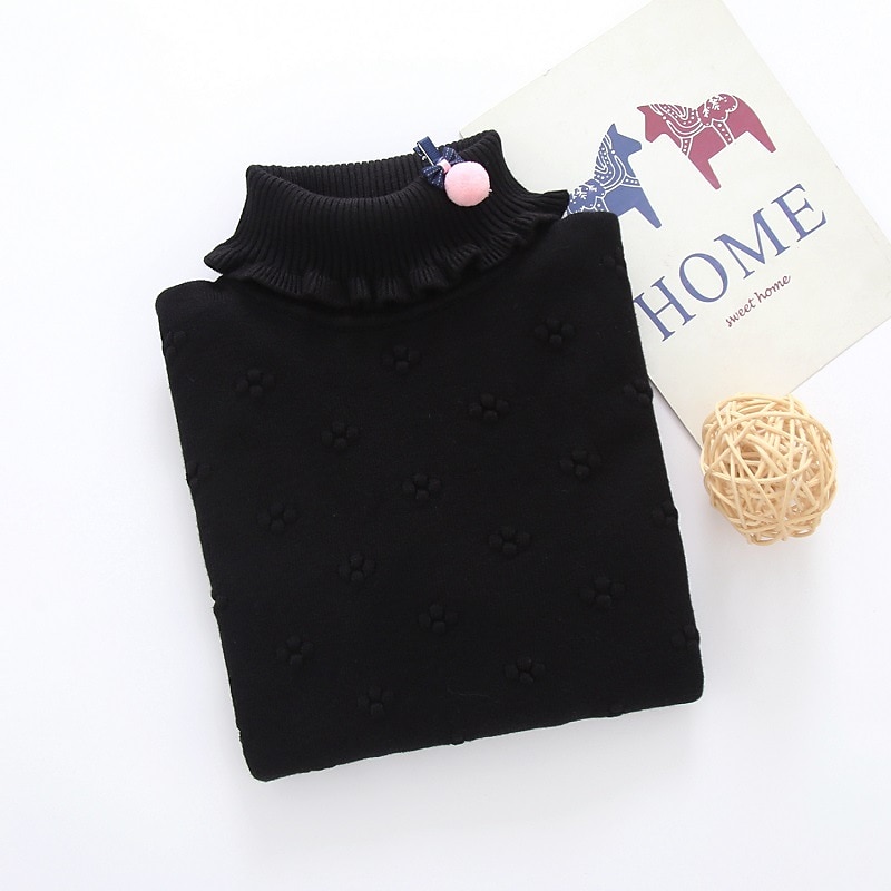 Toddler Girls' Sweater Solid Color School Long Sleeve Active 7-13 Years Fall Black White Yellow 2025 - $17.99 –P6