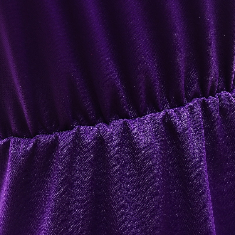 Niños Chica Vestido Sirena Sin Mangas Rendimiento Disfraz Algodón Vestido de cambio Verano Primavera 3-6 años de edad Azul Piscina Morado 2025 - $36.99 –P7