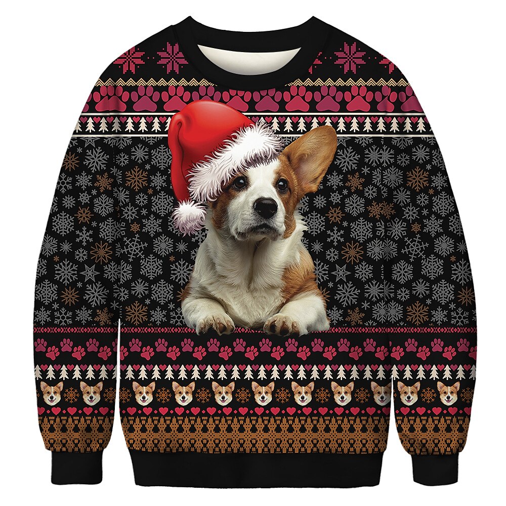 Vánoce Ježíšek Mikina Pullover Vtipná vánoční mikina Anime 3D tisk 3D Grafika Pro Pro páry Pánské Dámské Dospělé Vánoce Karneval Plesová maškaráda 3D tisk 2025 - $23.99 –P1
