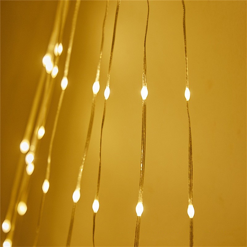 Christmas Star String Lights Outdoor Decorations 9X2M 180LED Waterfall Tree Fairy Lights with Top Star For Garland Yard Party Holiday Xmas Colorful Light AC220V EU Plug 2025 - CAD $44.99 –P14