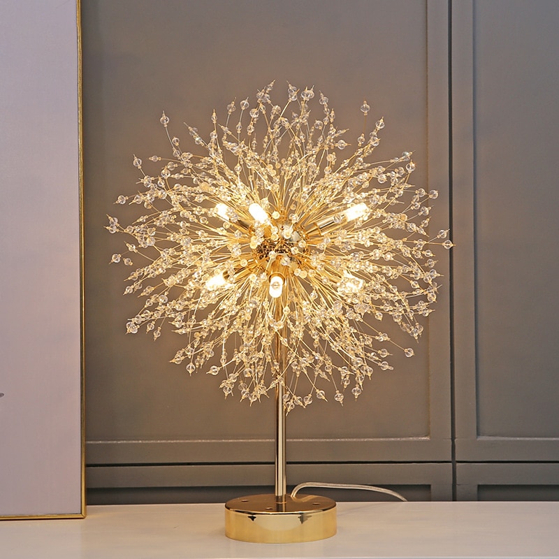 светодиодная настольная лампаstarry flower ball dandelion ins net red with the nordic light роскошная гостиная спальня 2025 - $218.99 –P1