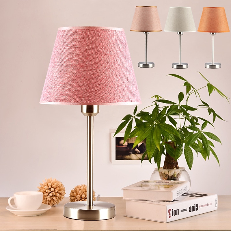 LED Bedside lamps Simple Nordic Style For Living Room Study Room Office Metal Pink 2026 - $145.99 –P1