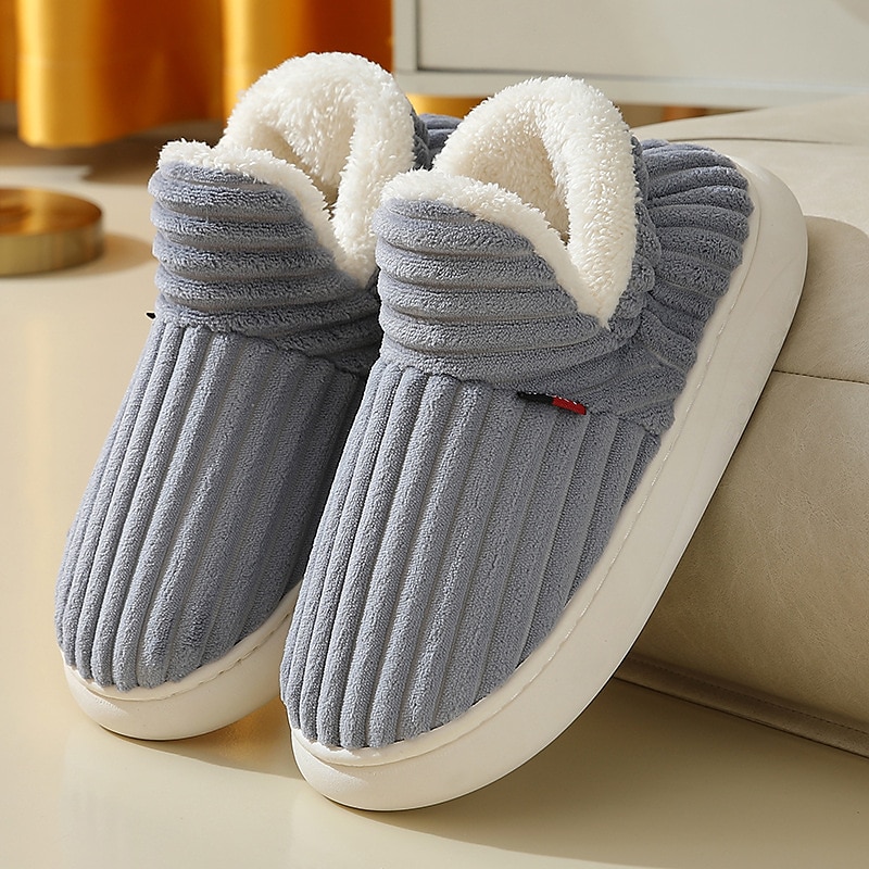 pantoufles d'intérieur confortables pour hommes et femmes - chaussures d'hiver antidérapantes doublées en polaire de 2025 ? $21.99 –P3