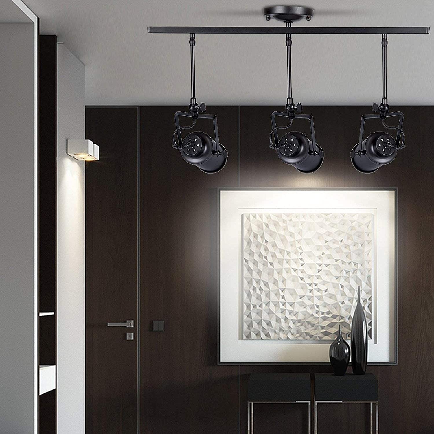 LED Ceiling Spotlight Retro Vintage Ceiling lights E27 Downlight, 2-lights Round Design Black Iron Lampshade, Rotatable Adjustable Industrial Wind Spotlights 2025 - $84.99 –P6