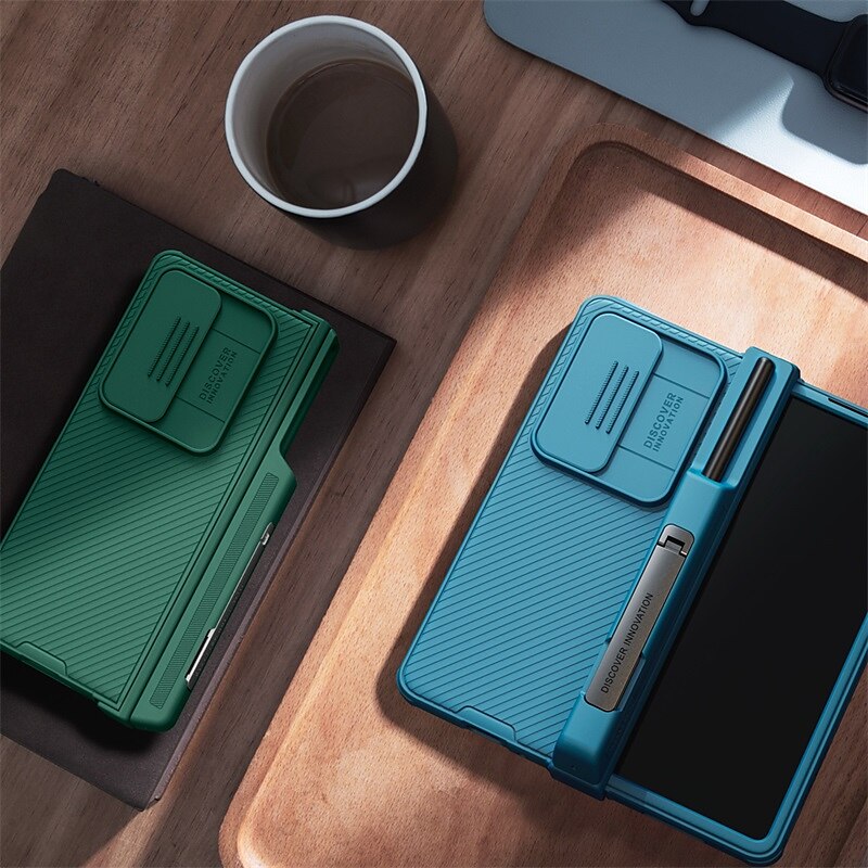 τηλέφωνο tok Για Samsung Galaxy Z Fold 4 Πίσω Κάλυμμα Μολυβοθήκη Προστατευτικό φακού κάμερας Σταντ ποδηλάτου TPU 2025 - $44.99 –P3