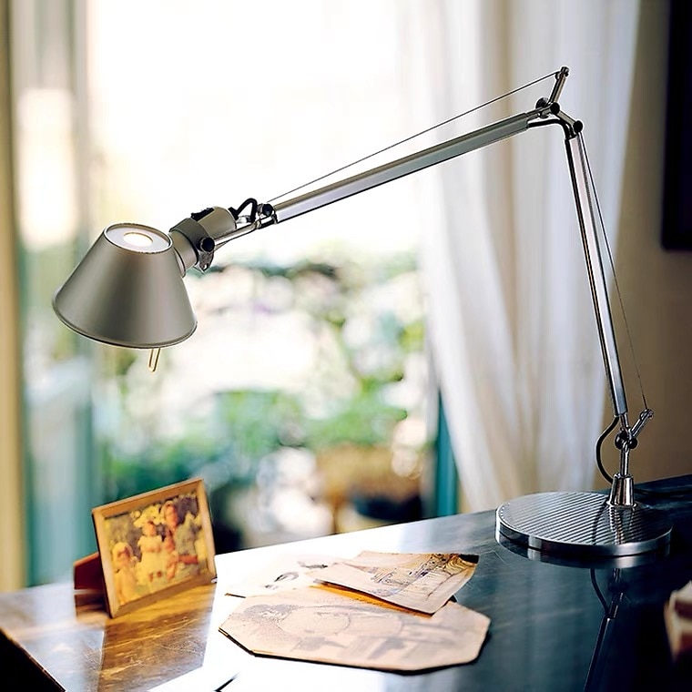 Swing Arm Table lamp LED Silver Table lamp for Desktop Aluminium E27 Flexible Adjustable Eye Care Study Office Table lamp 2025 - $237.29 –P7