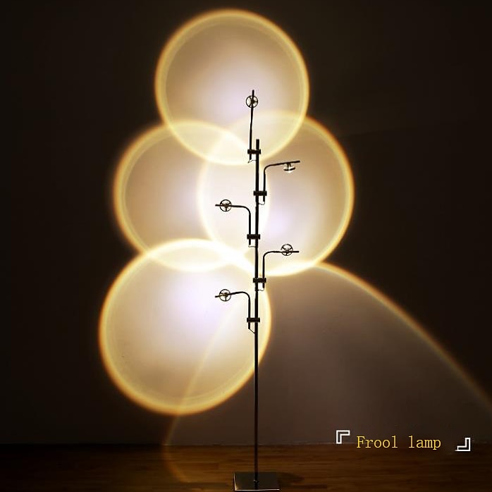 led vloerlamp minimalistisch creatief led licht en schaduw vloerlamp woonkamer banklamp italiaanse kunst projectie zonsondergang designer vloerlamp 2025 - $273.79 –P7