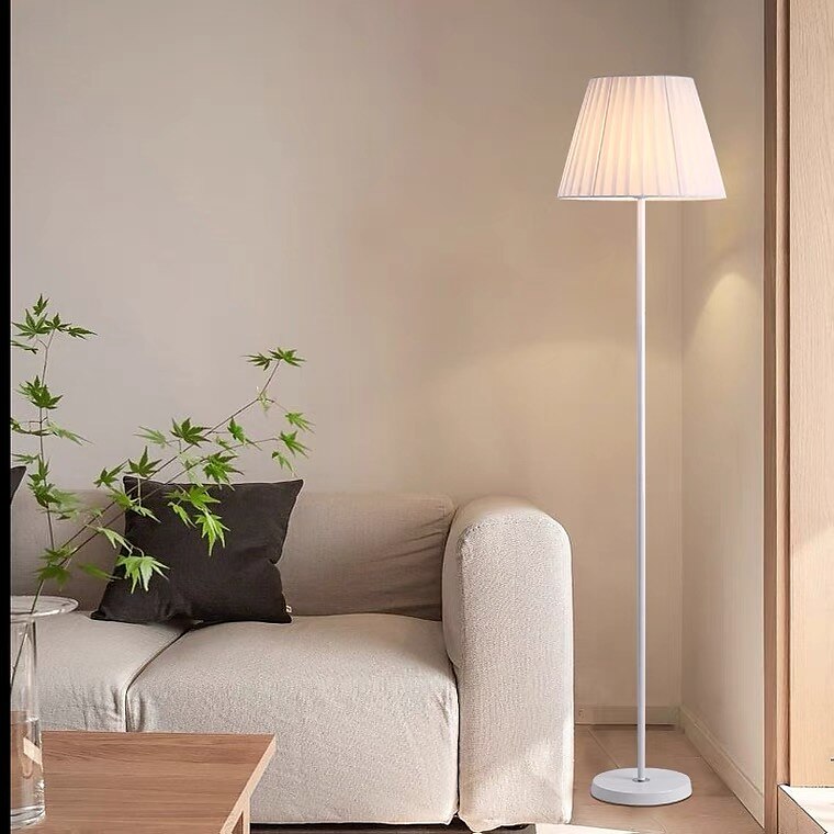 LED Floor Lamp Simple Fabric Bedsides Tall Lamp Living Room Floor Lamps Light Study Room Bedroom Floor Lamps 2025 - $291.99 –P4