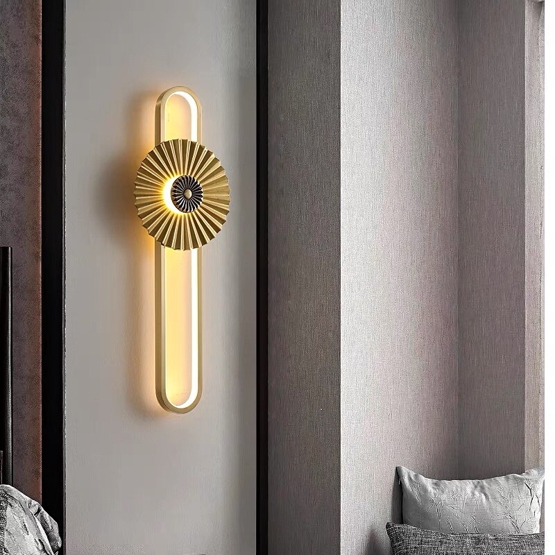 Lampade da parete moderne per interni camera da letto sala da pranzo applique da parete in rame 220-240v 20 w del 2025 a $427.49 –P6