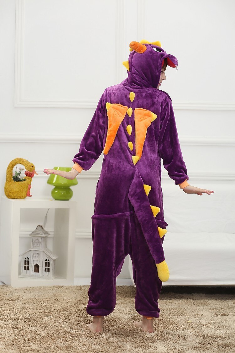 Gyermek Felnőttek Karakter Pizsama Onesie jelmez Sárkány Onesie pizsama Kigurumi pizsama mert Férfi és női Fiúk és lányok Farsang Rajzfilm 2025 - $45.99 –P5