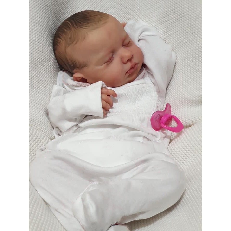 Bambola reborn da 20 pollici&amp;giocattolo per bambini piccoli bambola reborn bambola reborn neonato regalo realistico fatto a mano arti in silicone non tossico 3/4 e corpo imbottito in cotone con del 2025 a $129.99 –P4