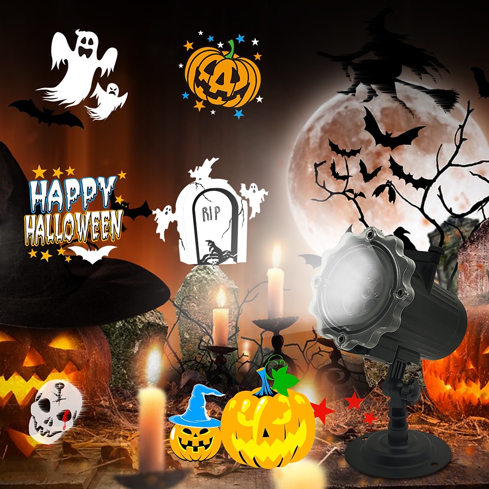 Christmas Projector Waterproof Remote Control 16 Patterns High-definition Projection Effects Indoor and Outdoor Festival Garden Decorative Lights Low Voltage Safety 2025 - $32.99 –P14