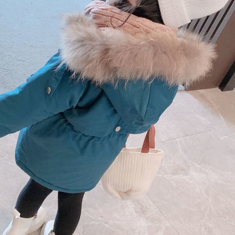 2025年 幼児 女の子 パーカー 純色 ファッション アウトドア コットン コート アウターウェア 3～7歳 秋 ブラック ピンク ブルー  コレクション – $39.99 –P8
