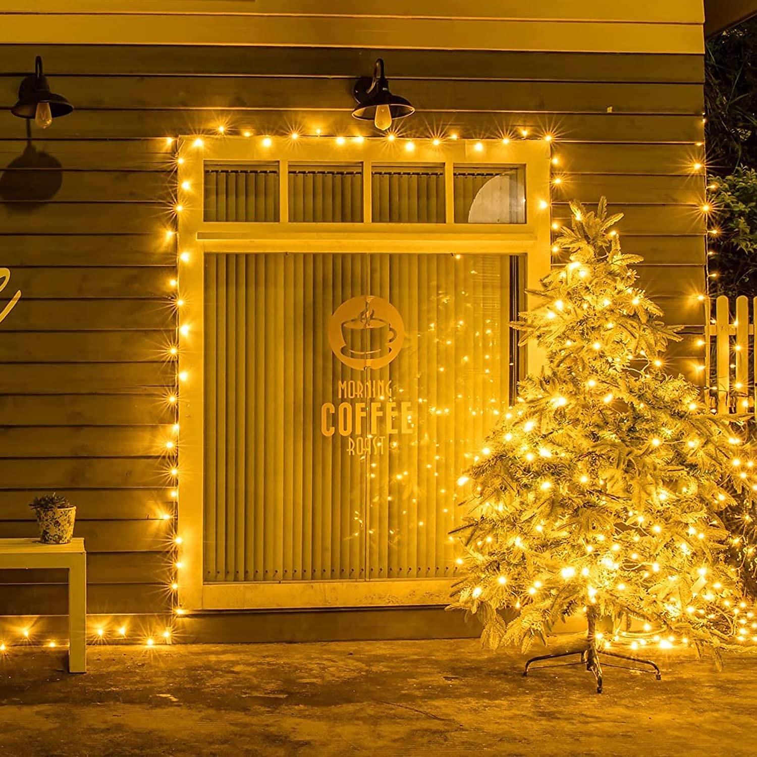 juleslyngelys utendørs 20m 200leds 8 moduser plugg inn julepynt varme hvite lys fest hage juledekor belysning ac220v 230v 240v eu plugg 2025 - $20.99 –P10